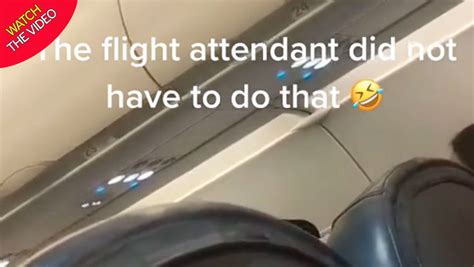 Flight attendant leaves passengers in stitches with rogue safety 